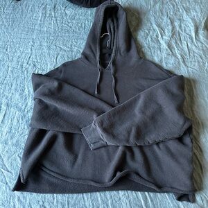 Nike Black Therma-Fit Yoga cropped Hoodie